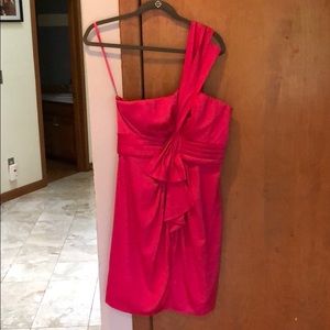 BCBGMAXAZRIA One Shoulder Cocktail Dress